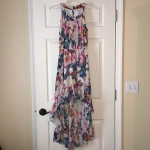 Bar III Dress. Size - XSmall. Floral, High low.
